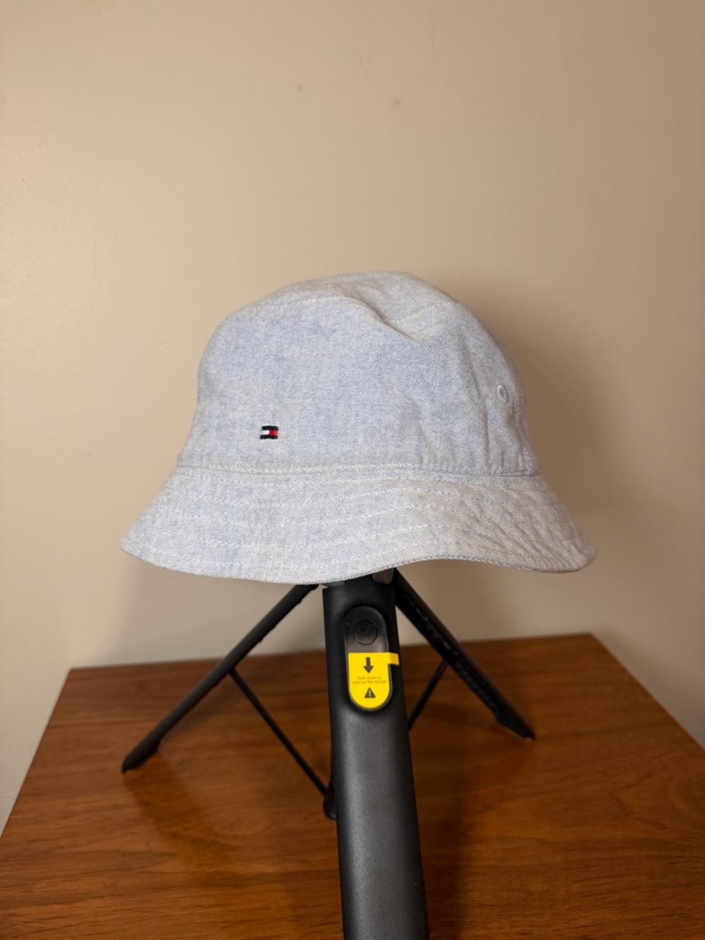 Tommy Hilfiger Pale Blue Denim-Style Bucket Hat